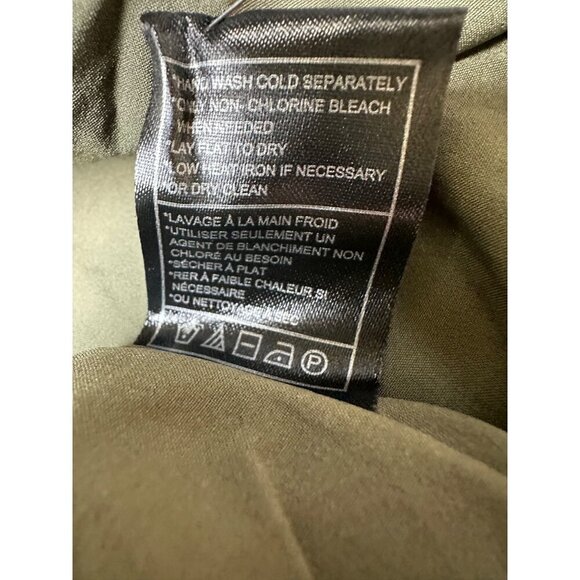 NWT Steve Madden Floral Chiffon Midi Dress XS Dark Green Floral Edgy READ - Picture 10 of 15